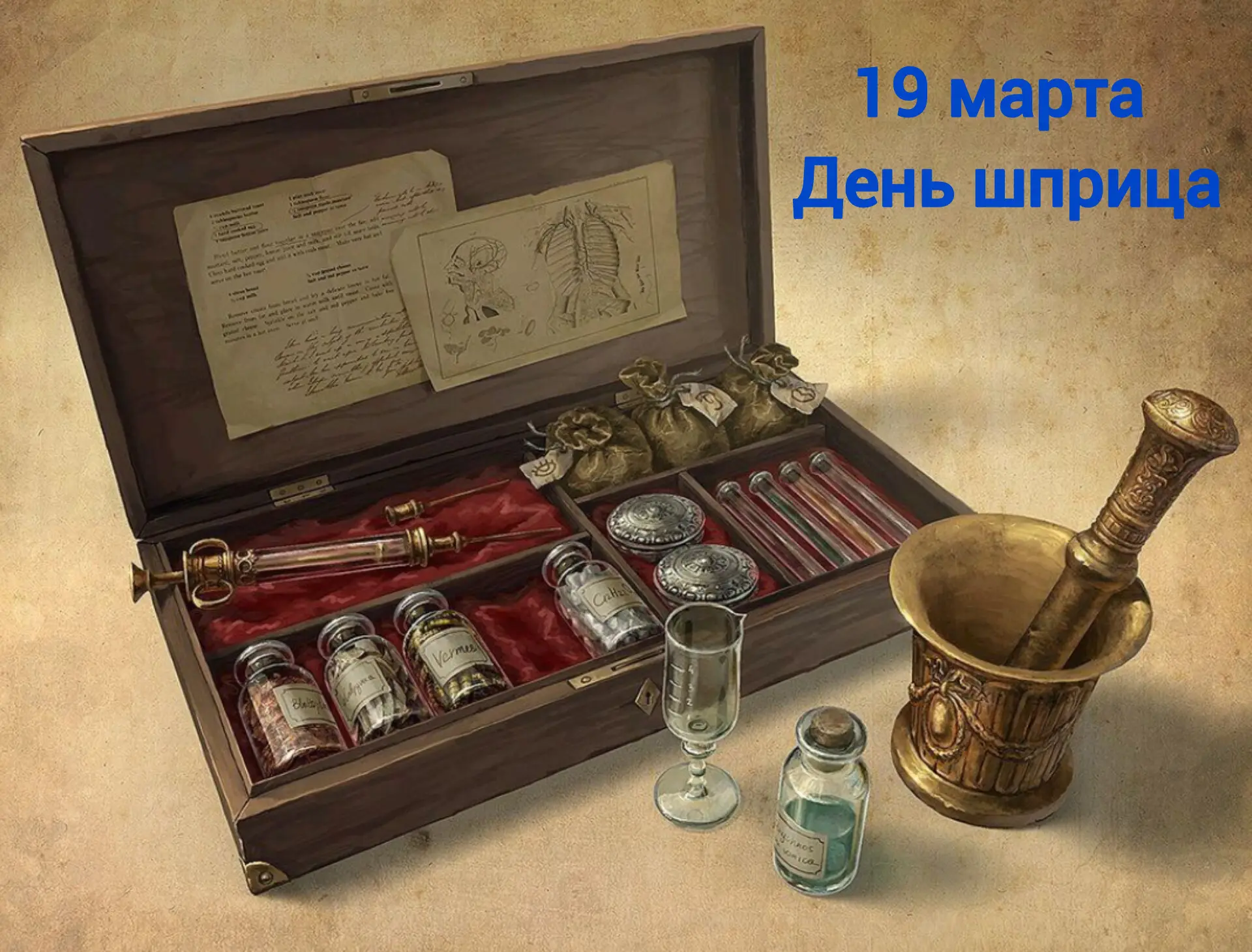 Слово "шприц" пришло в русский из немецкого: spritzen - "брызгать".   Сейчас ежегодно медработники в