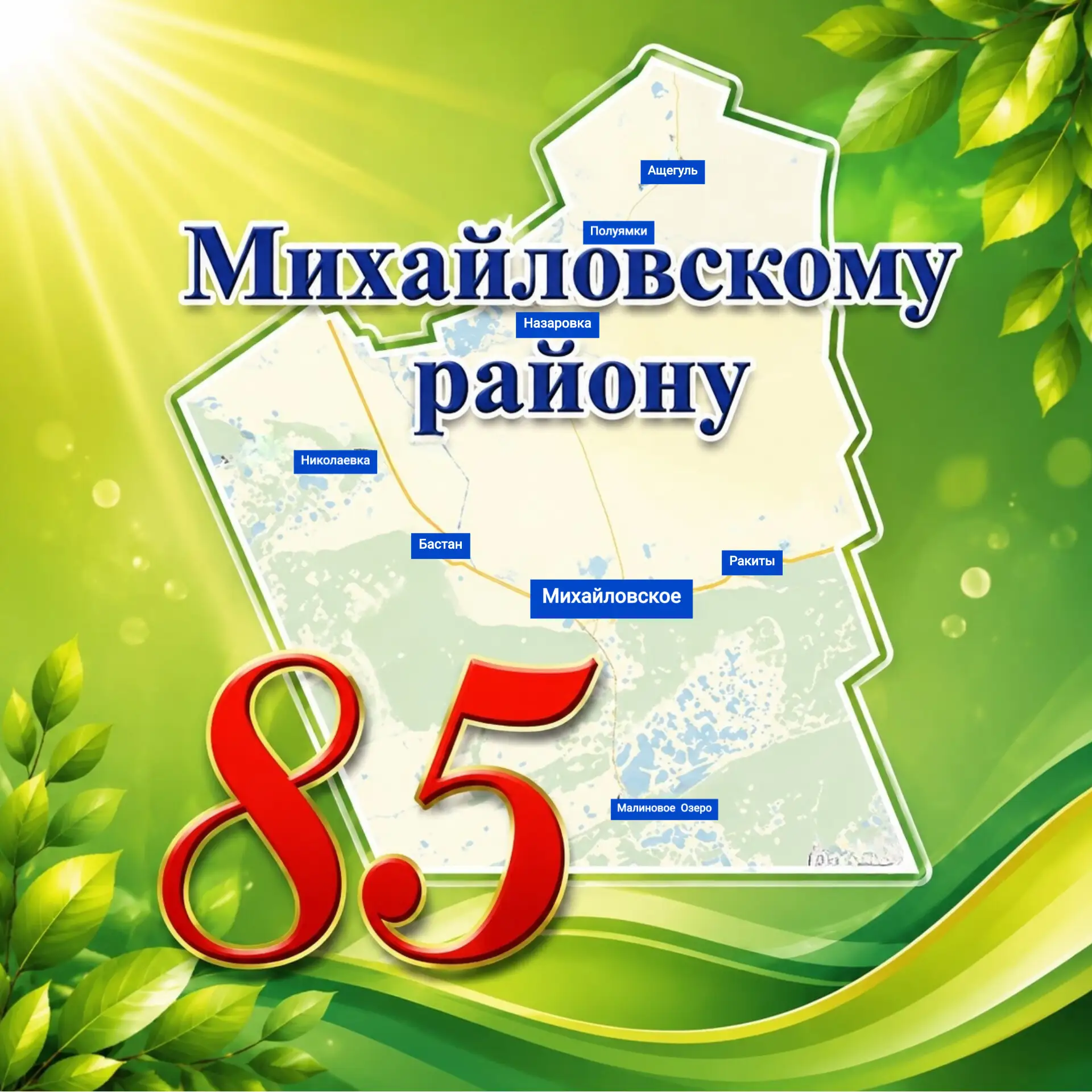 🌟Михайловскому району — 85 лет🌟