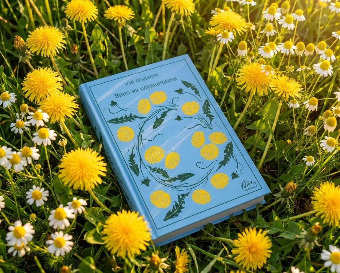 Всё ещё выбираете книгу для летнего чтения? 🍃
Рэй Брэдбери и его «Вино из одуванчиков» — это не про