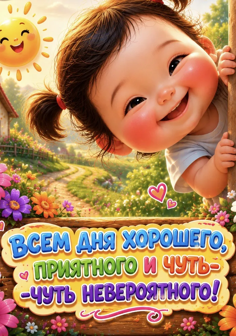 Хорошего дня!

😍 Самые лучшие Открытки и Поздравления 👉 Подписаться 👈