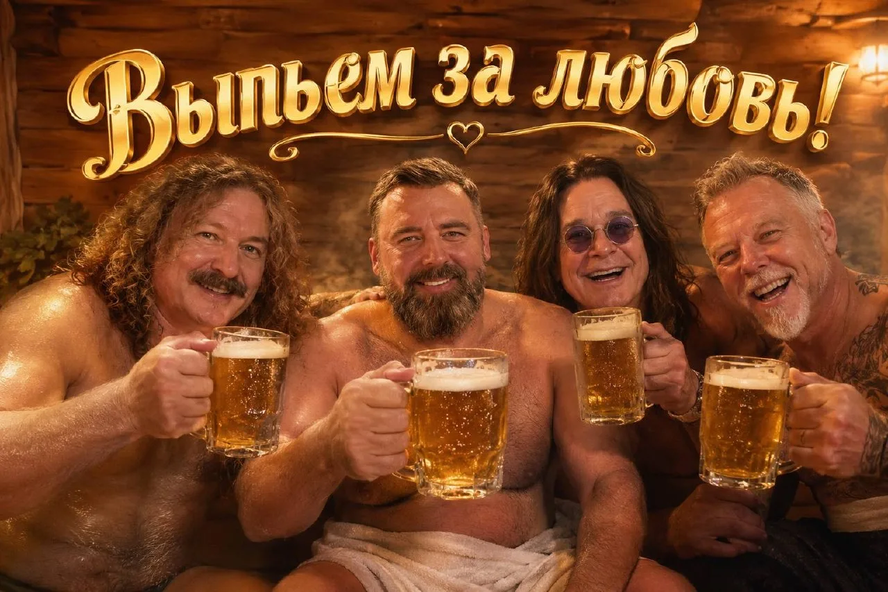 Собрались тут с ребятами перед хоккеем 🍺