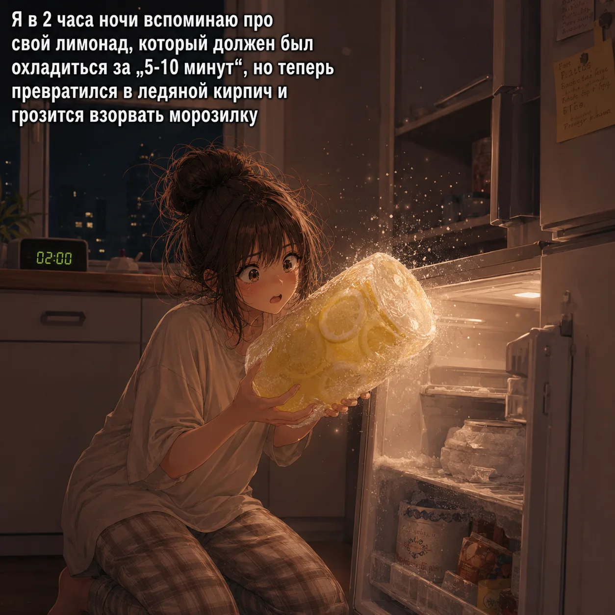 Как быстро охладить напиток

Забыла поставить лимонад или сок в холодильник, а пить хочется прямо се