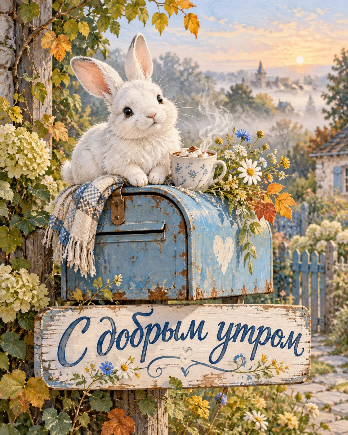 Пусть утро будет мягким и добрым.
