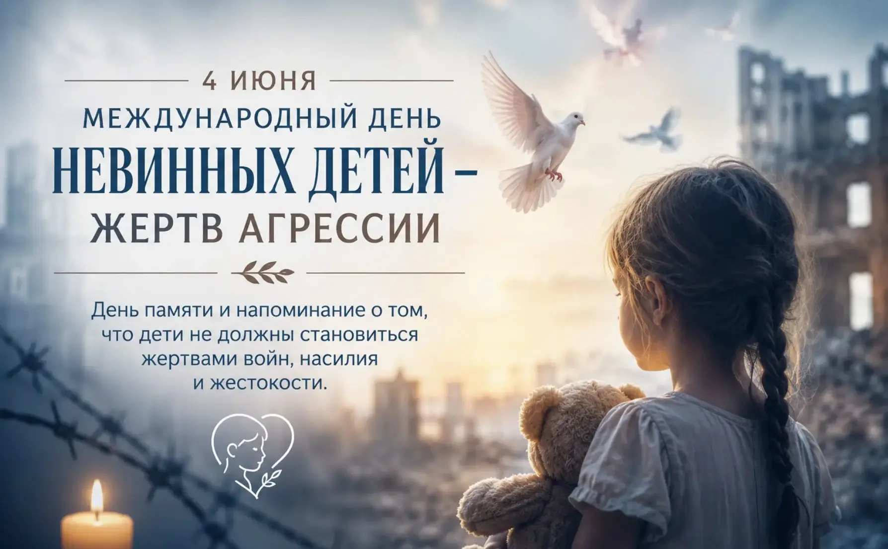 🙏🏼 4 июня — Международный день невинных детей — жертв агрессии