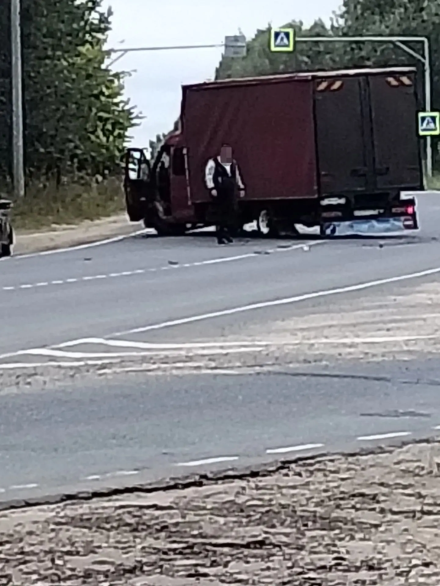 Жители сообщают о ДТП в мкр. Приокский