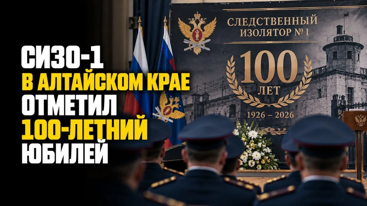 СИЗО-1 В АЛТАЙСКОМ КРАЕ ОТМЕТИЛ 100-ЛЕТНИЙ ЮБИЛЕЙ