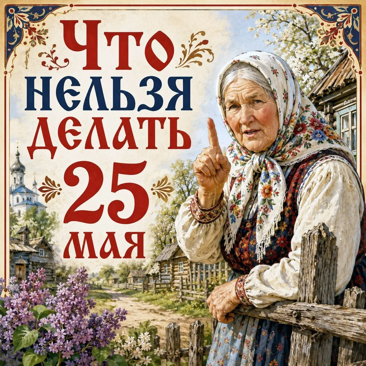 🌿 Что нельзя делать 25 мая 🌿  В день Рябиновки предки старались избегать поступков, которые могли на
