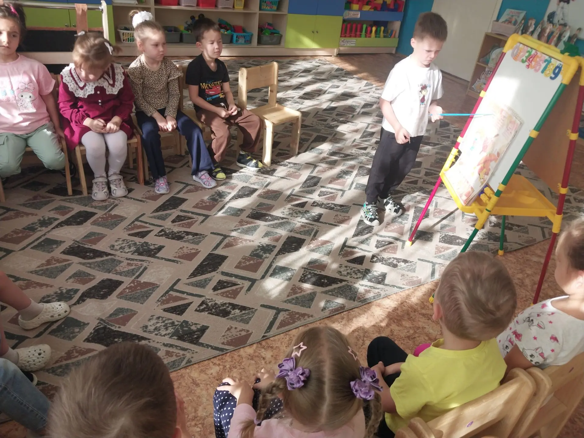 В старшей группе 5 ( воспитатель Вислова И.А.) сегодня прошли первые занятия в наступив...