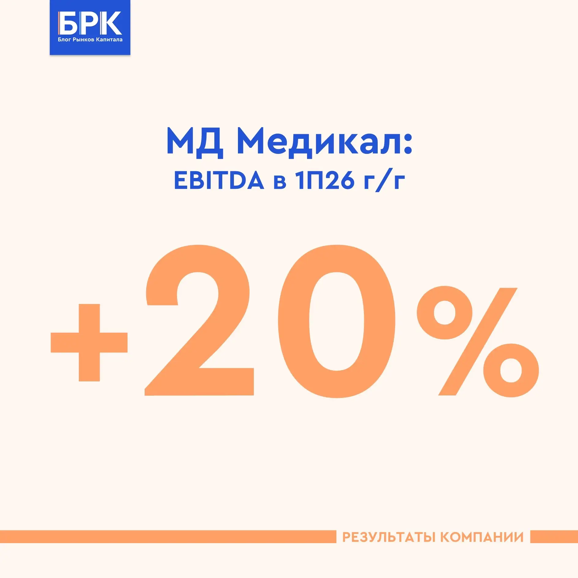 💊 МД Медикал опубликовала сильные финансовые результаты за 1П26