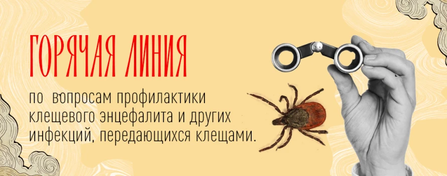 «Горячая линия» по вопросам профилактики клещевого энцефалита  ☝️В период с 27 апреля по 10 мая 2026