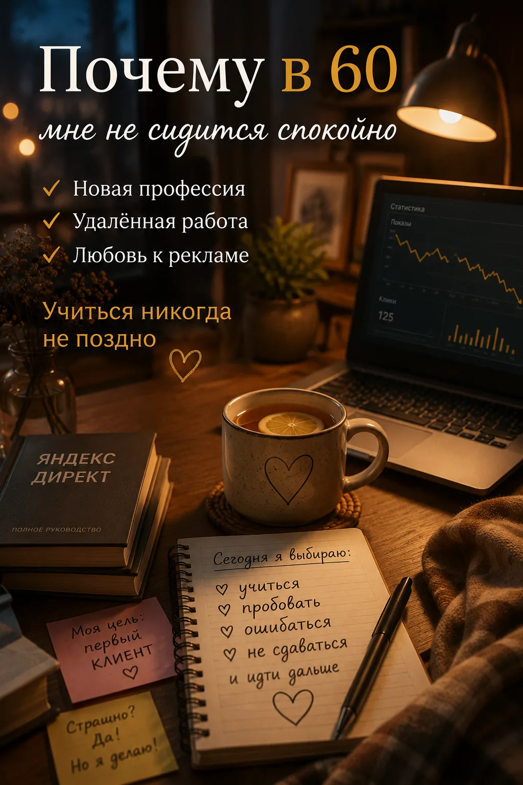 ☕ Почему в 60 мне не сидится спокойно