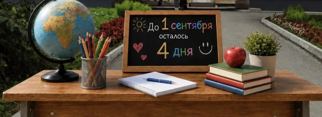 До 1 сентября осталось 4 дня.