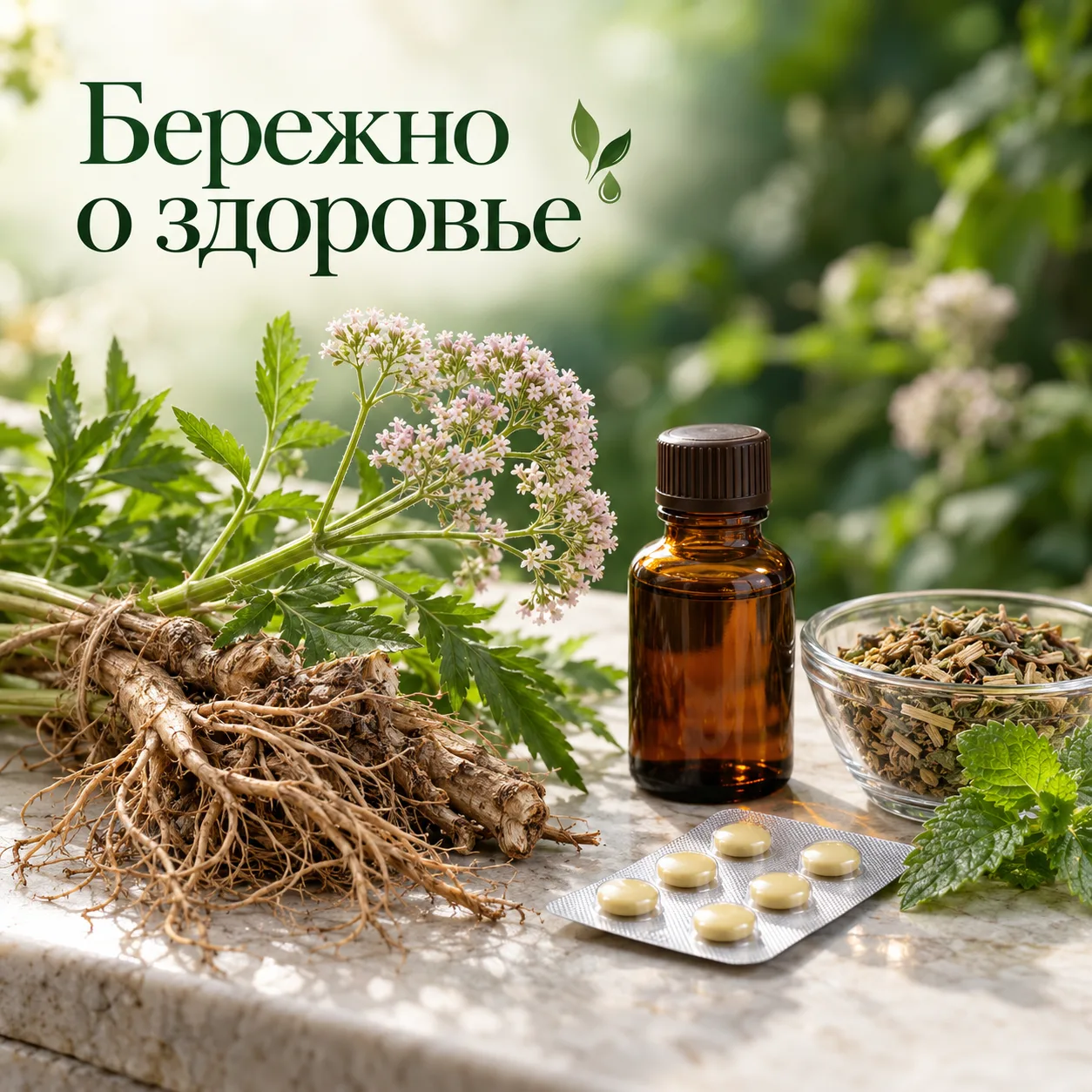 🌿 Валериана: таблетки, капли или успокаивающий сбор?