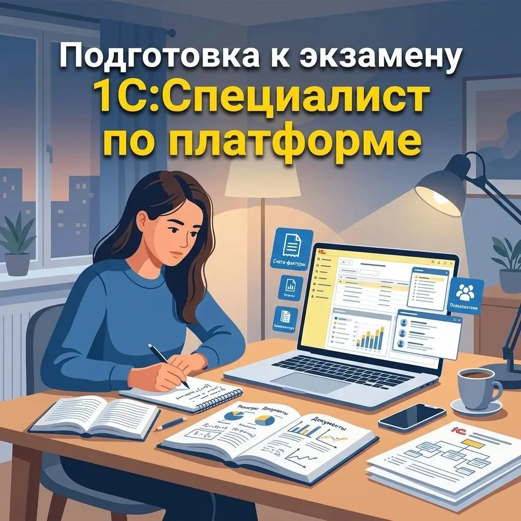 📍Подборка статей "Как готовиться к экзамену 1С Специалист по платформе"