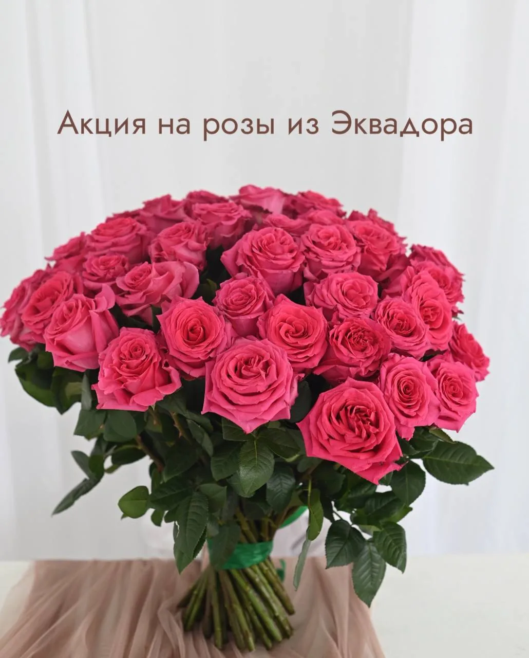Акция на розы из Эквадора 😍

Розы из Эквадора считаются эталоном цветочной индустрии благодаря непр