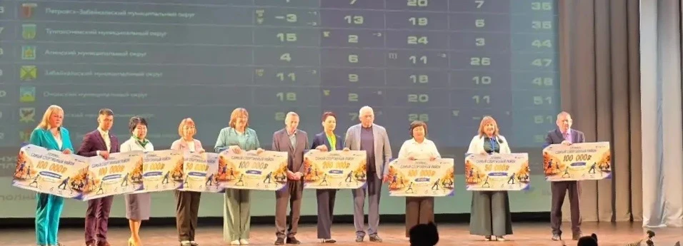 🏆 Читинский округ в числе самых спортивных муниципалитетов Забайкалья!