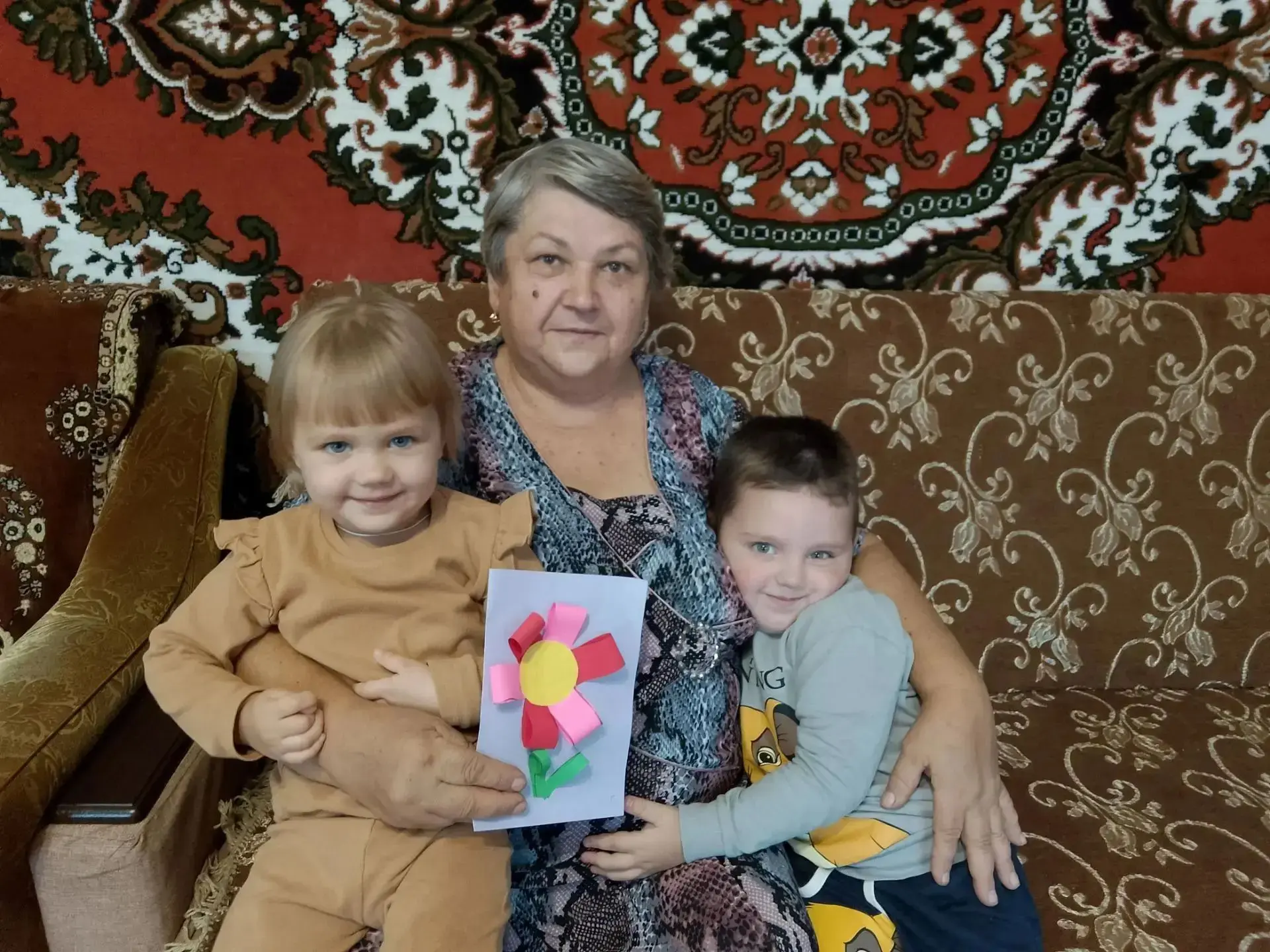 В день пожилого человека.