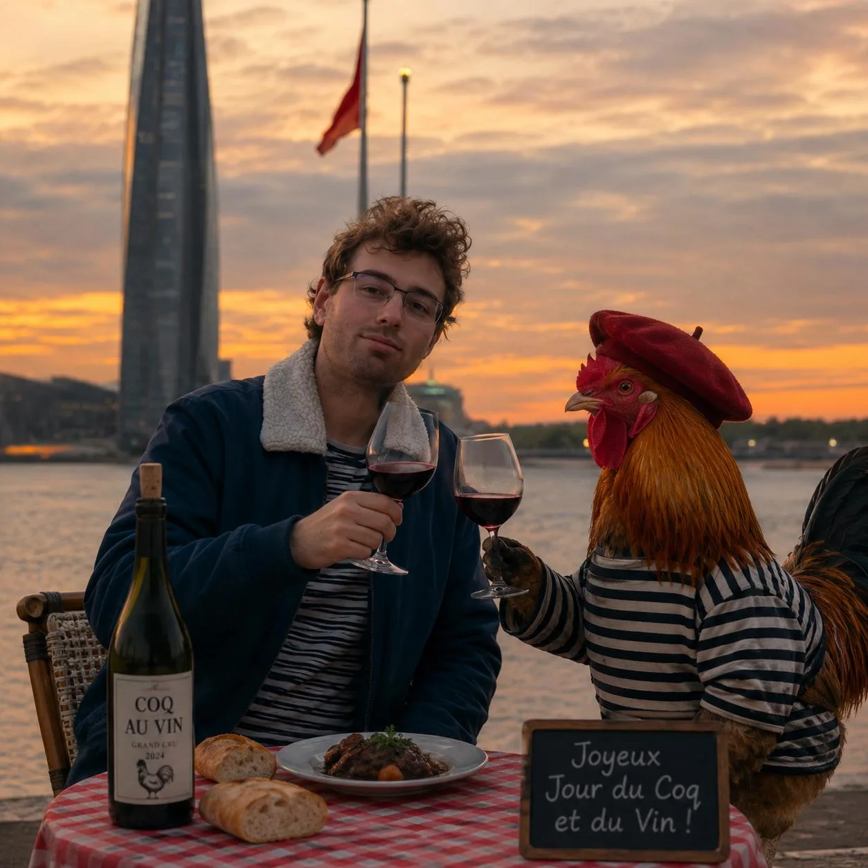 Bonne journée du coq au vin