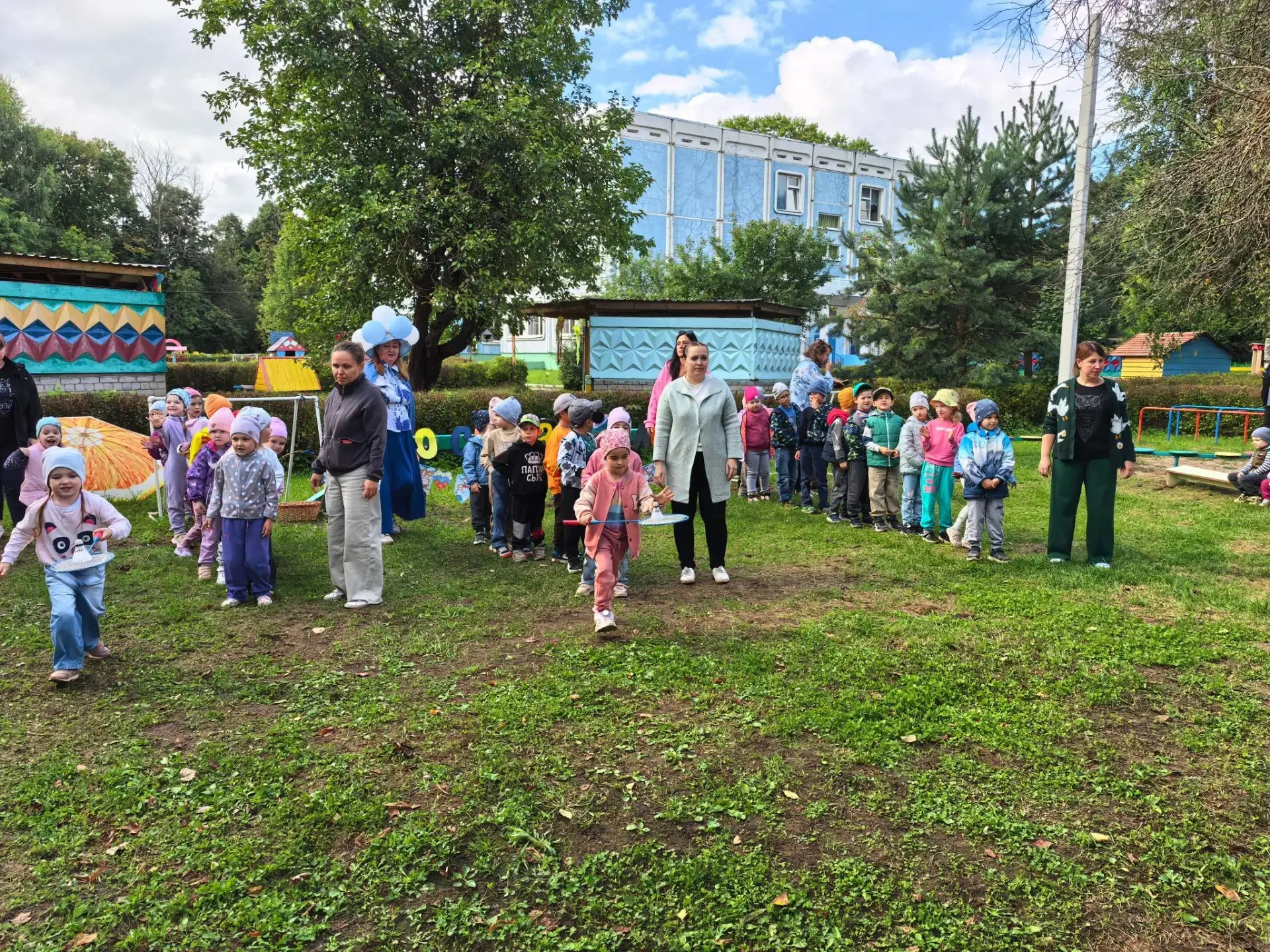 Сегодня в нашем детском саду прошло заключительное развлечение для детей "До свидания, ...