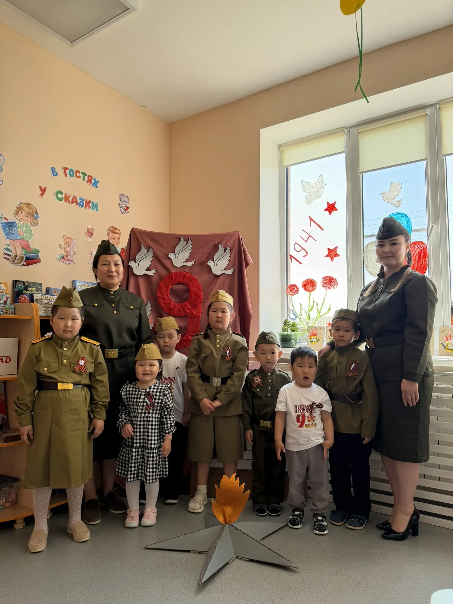 В нашем детском саду прошёл утренник, посвящённый 81-й годовщине Великой Победы.