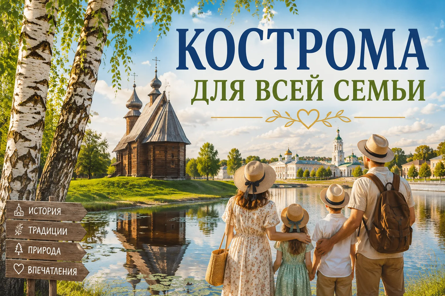 👨‍👩‍👧‍👦 Кострома — путешествие, в котором интересно всем.
