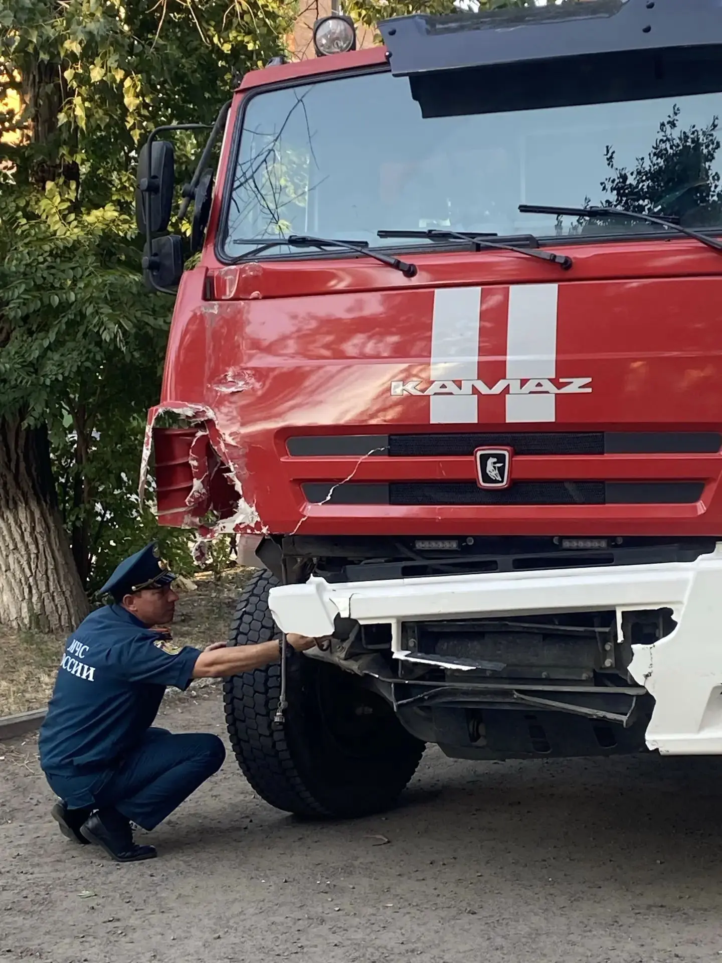 🚨 В Каменске-Шахтинском произошло ДТП с участием пожарного автомобиля