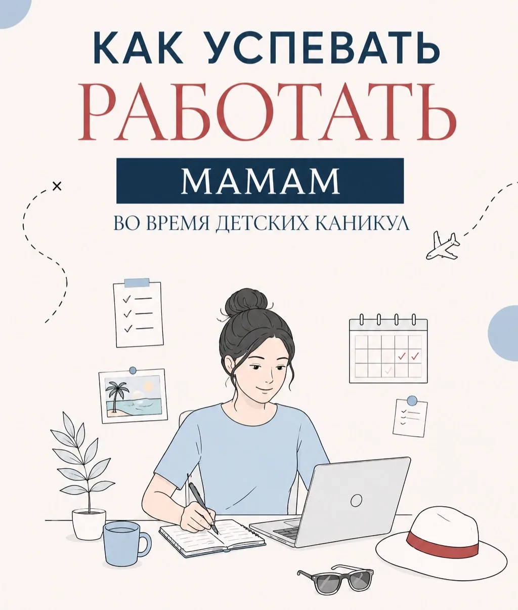 Летние каникулы - сложный период для мам, которые работают из дома. Как теперь успевать...