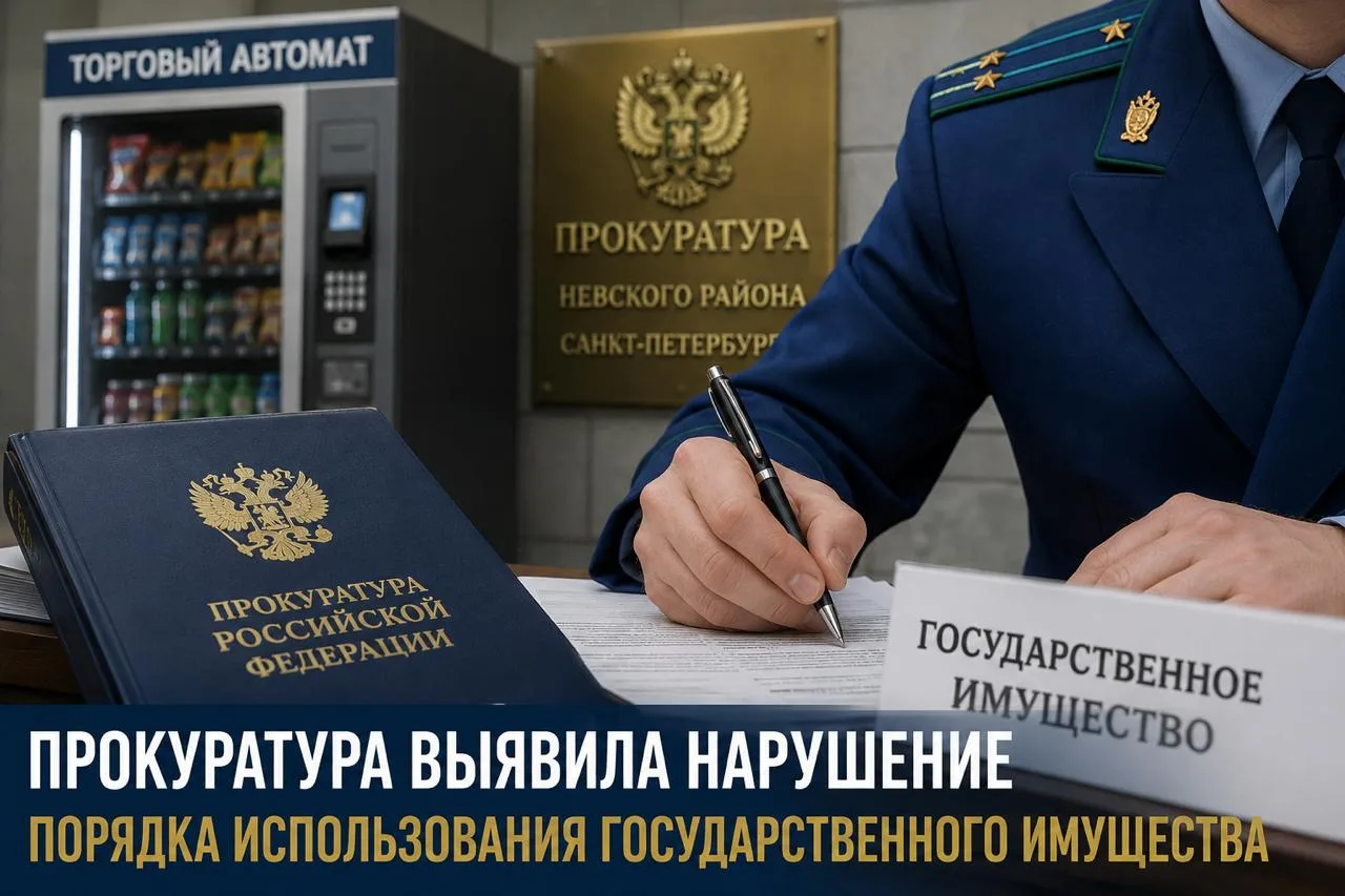 ⚖️ Директора привлекут к ответственности за торговые автоматы в школе Петербурга

Проверка прокурату