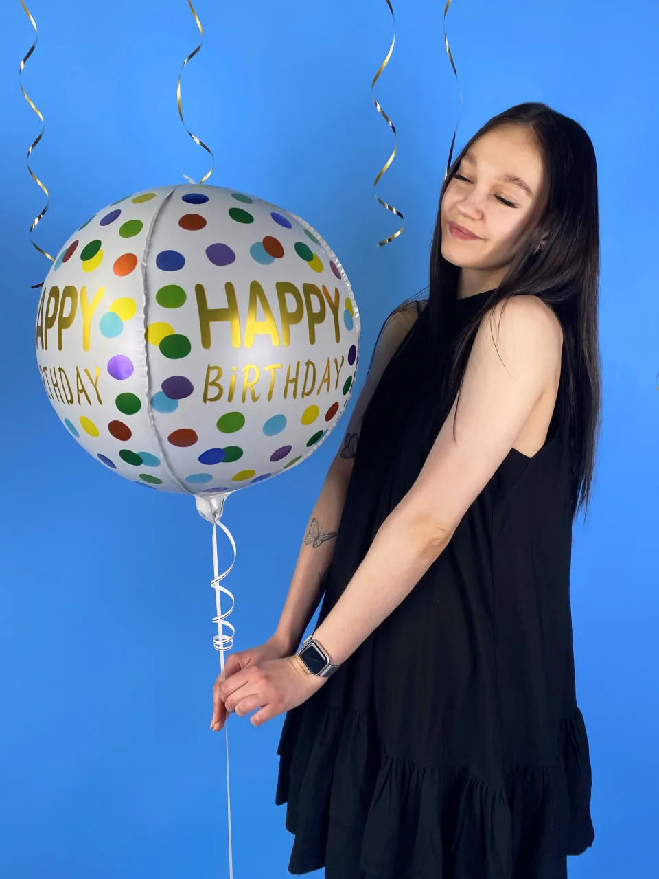 ✨НОВИНКА

Фольгированная сфера Happy Birthday с ярким горошком для для праздничного оформления 🎉

�