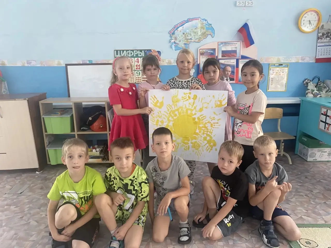 Яркие краски лета в нашей подготовительной группе №06! ☀️🎨
