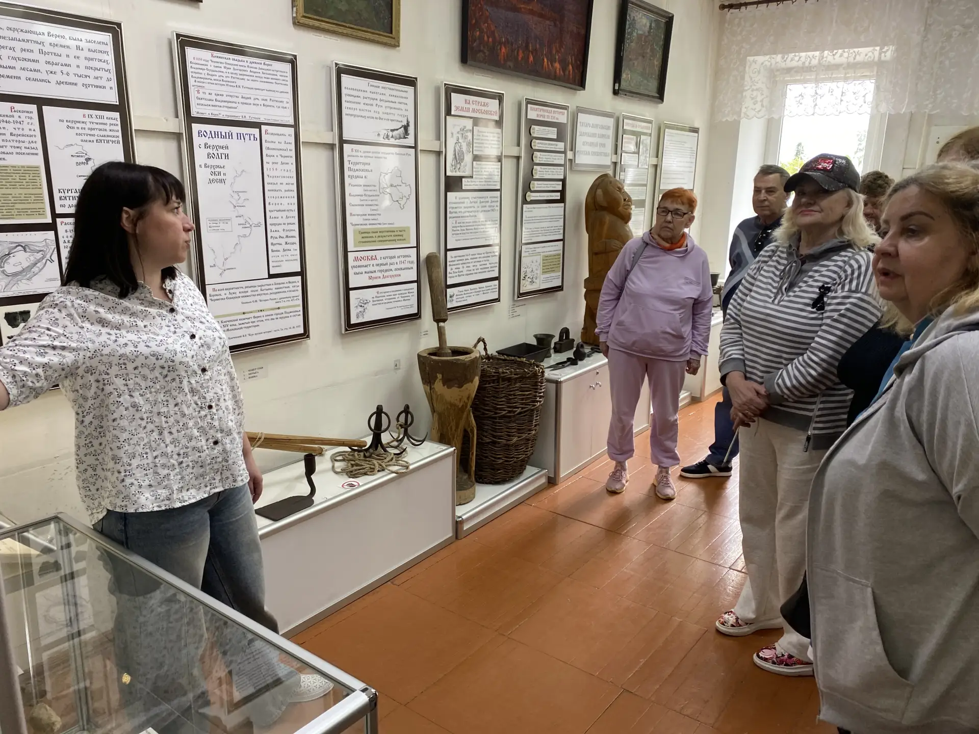 МБУК "Верейский историко-краеведческий музей" посетили туристы ГБУ «Научно-практический...
