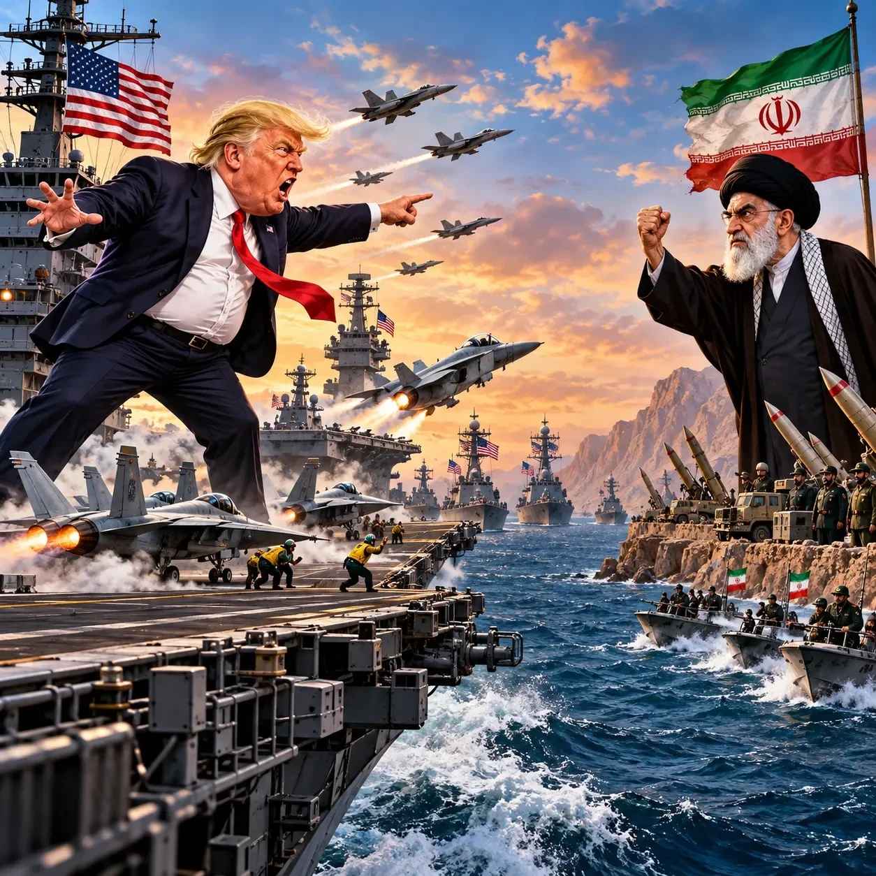 🇮🇷🇺🇸 США отправляют третью авианосную группу и 10000 военных на Ближний Восток, - п...