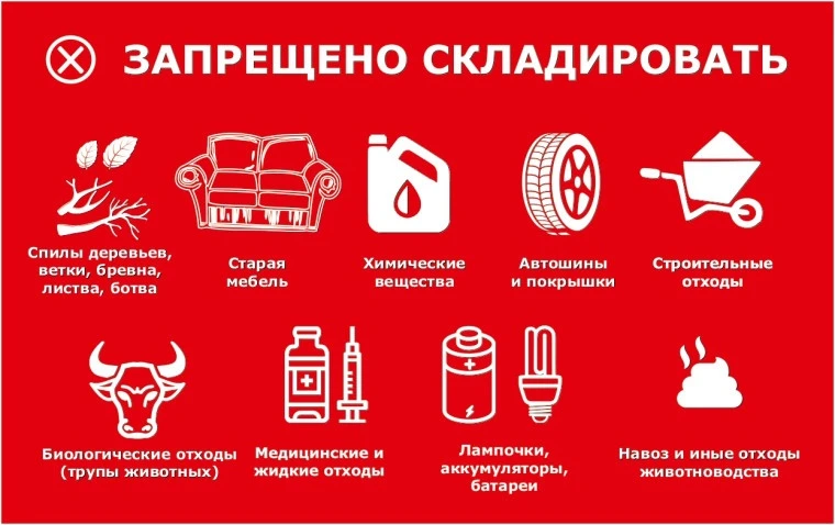 Информационное сообщение‼️

Напоминаем вам о правилах обращения с отходами больших объемов, не относ