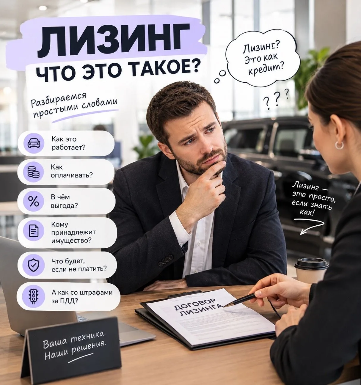 🚗 ЧТО ТАКОЕ ЛИЗИНГ И КАК ОН РАБОТАЕТ ДЛЯ БИЗНЕСА?