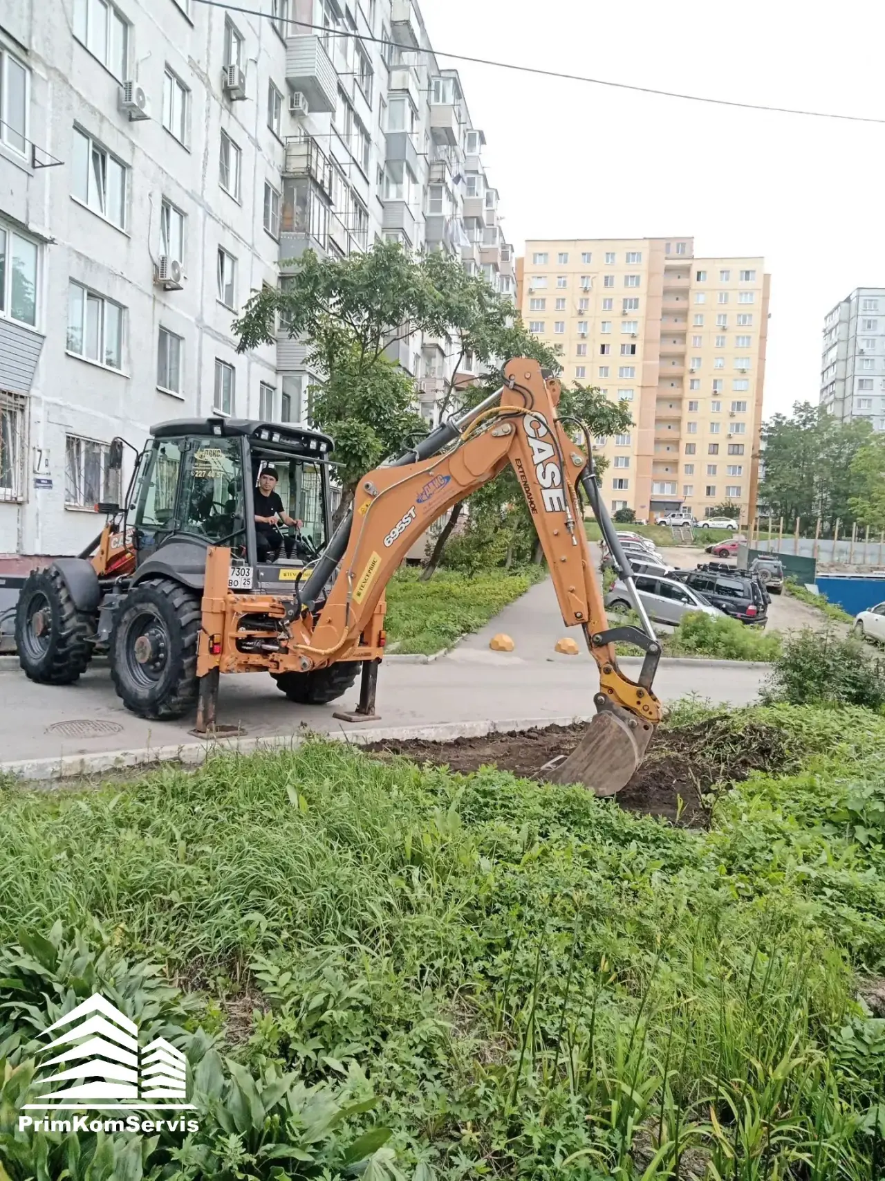 ✅ Добровольского, 5а, 7а, стартовали подготовительные работы по организации контейнерно...