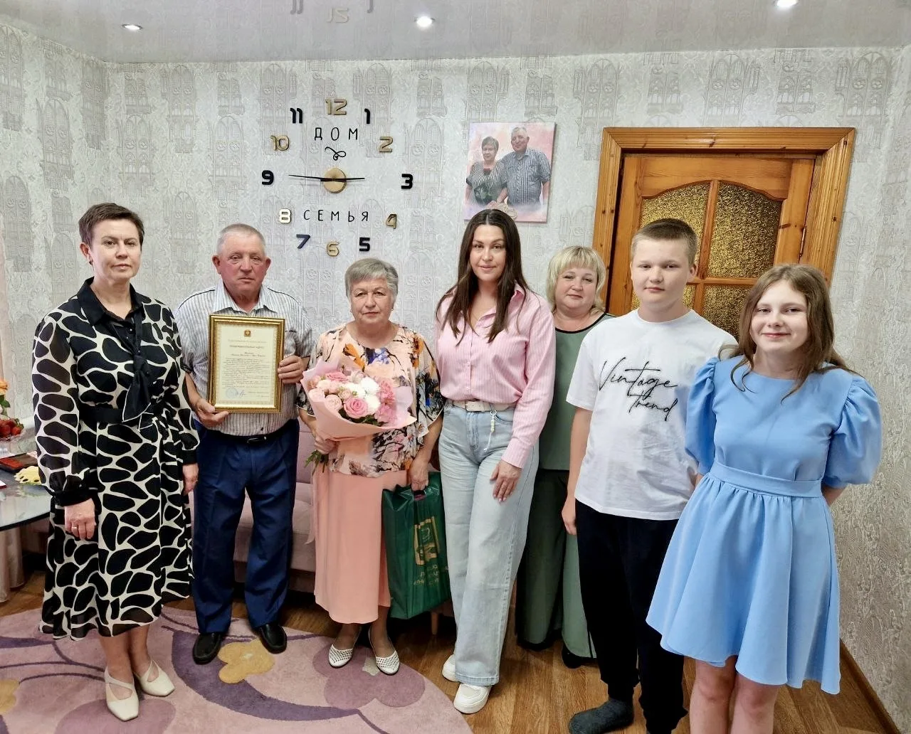 💍Поздравляем с «золотой» свадьбой прекрасных жителей села Хрущёвка — Анатолия Николаевича и Веру Пе