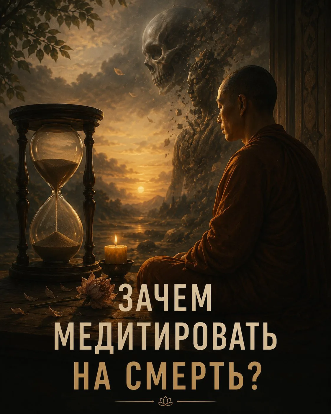 Один из самых жёстких разделов произведения посвящён кладбищенским созерцаниям.
