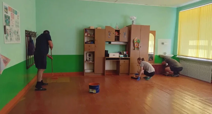 Кабинет №2 готов к новому учебному году.  Спасибо  огромное родителям  за организацию и помощь в рем