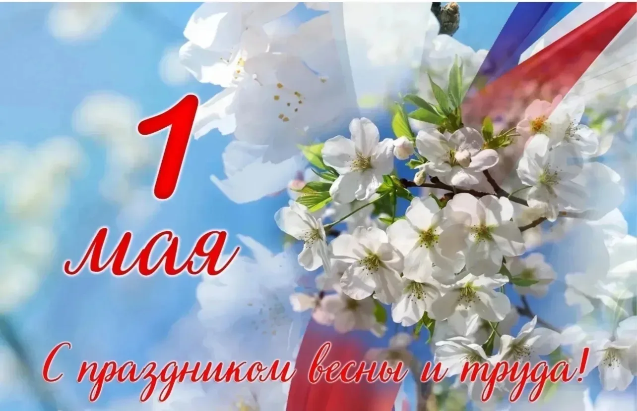 Уважаемые жители мкр Бабаевского! Примите самые тёплые поздравления с 1 мая!