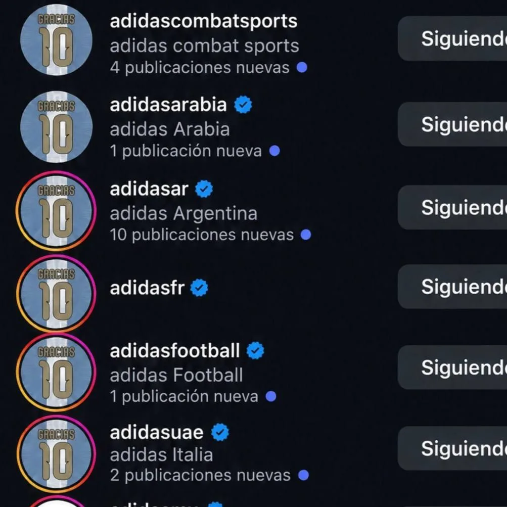 🙏 Adidas сменил аватарки по всему миру ради прощального матча Месси