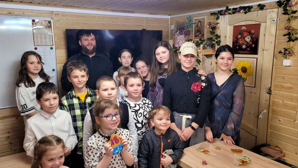 Урок Мужества состоялся в Воскресной школе при храме в Метрогородке