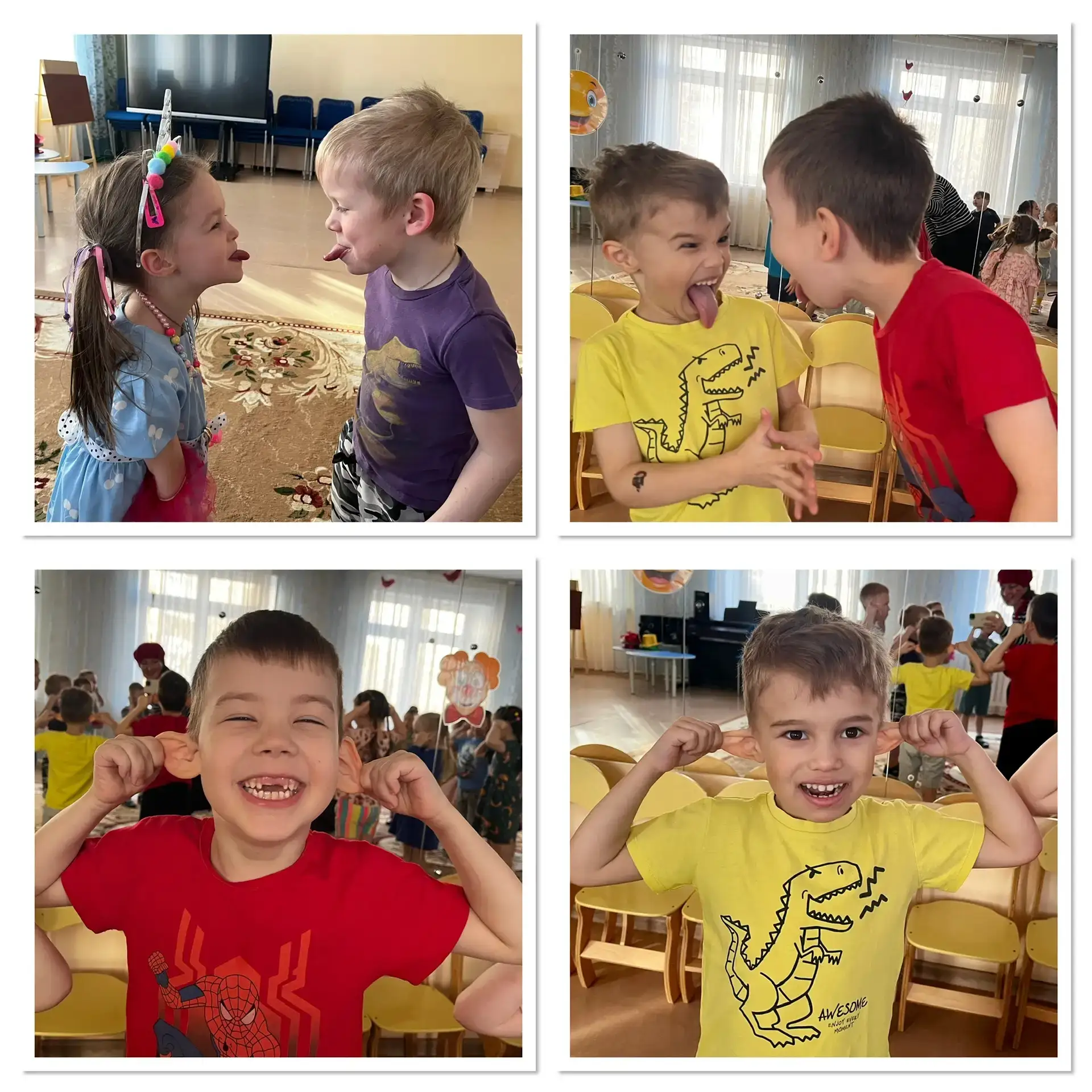 Дорогие наши родители, спешим поделиться калейдоскопом эмоций с прошедшего Дня шуток и смеха! 🗓️🎉