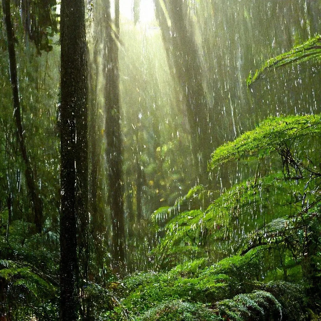 🌲Лес🌲 и дождь🌧.