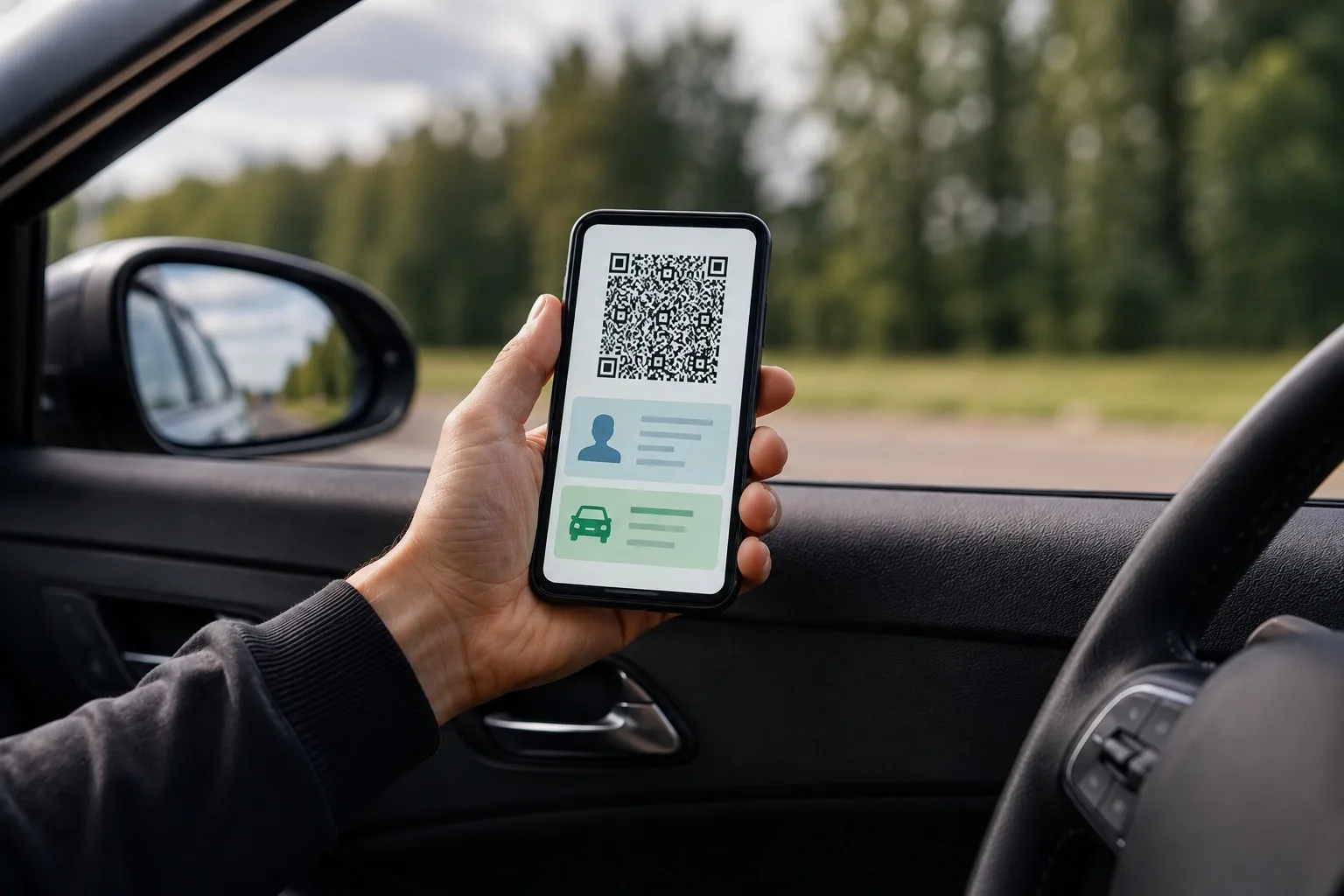 Права дома забыл? Скоро хватит телефона 📱🚗