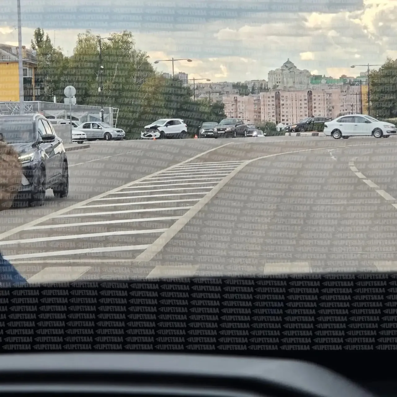 ❗️ДТП произошло на кольце пересечении улиц Плеханова и Зегеля.