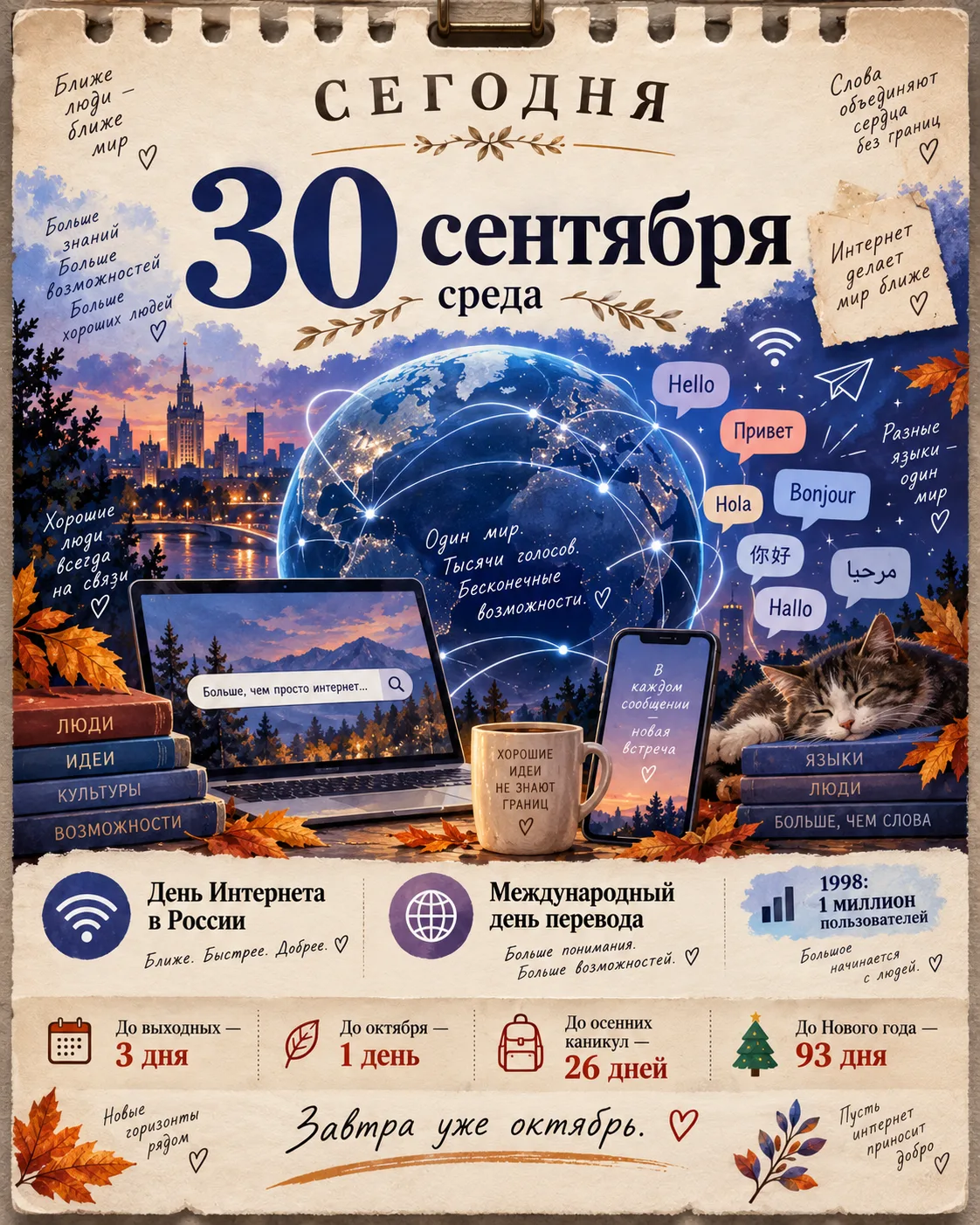 30 СЕНТЯБРЯ — СЕГОДНЯ