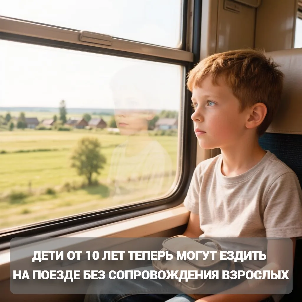 ✅ С 1 июня 2026 года юные пассажиры в возрасте от 10 до 16 лет смогут путешествовать на...