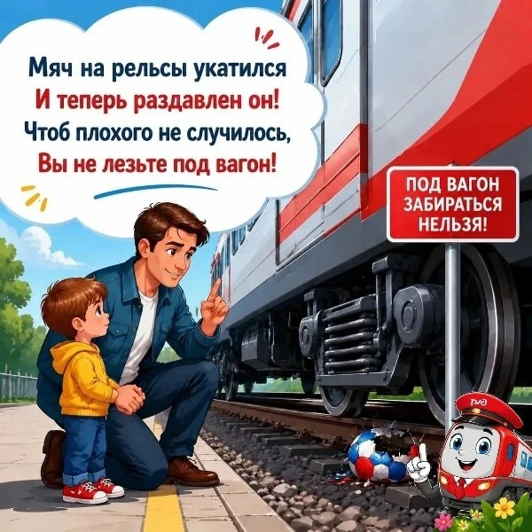 🚂 Внимание, родители! 🚨
🌞 Лето — время путешествий и приключений! Но важно помнить о безопасности