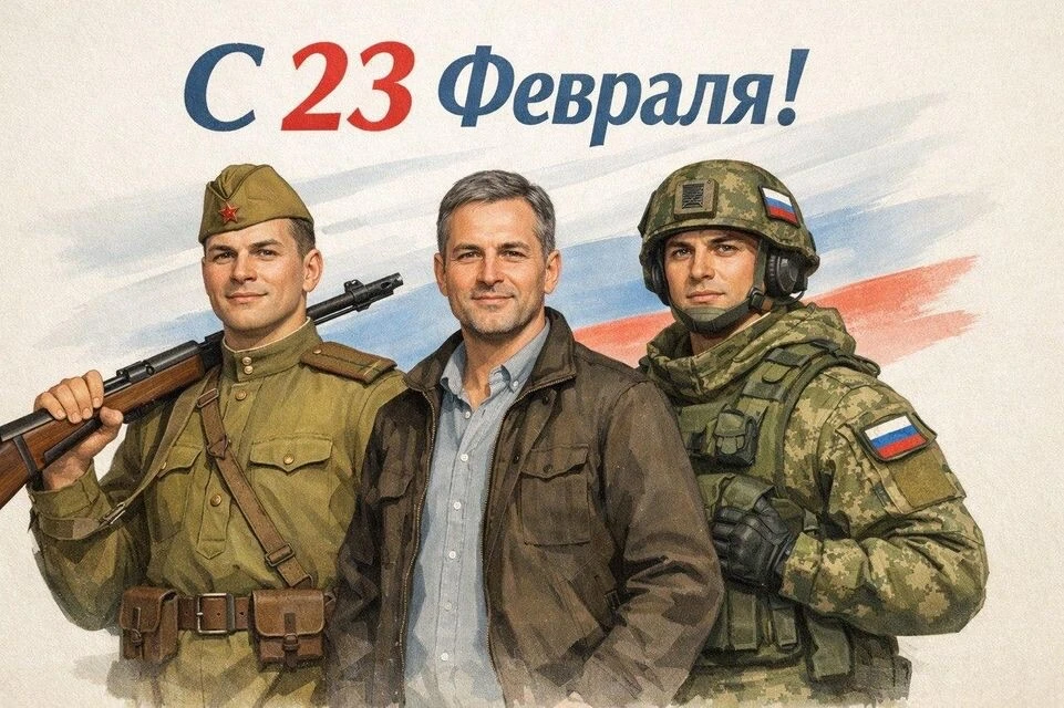 Поздравляем с 23 февраля!  Уважаемые защитники Отечества, поздравляем вас с Днем отваги и мужества! 