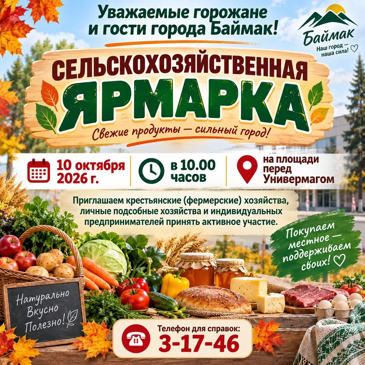 Уважаемые горожане и гости города Баймак!
